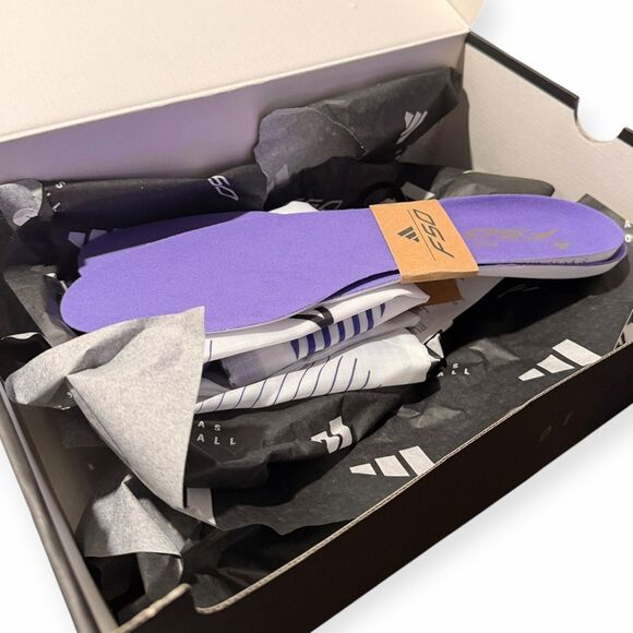 Adidas F50 Elite LL FG White Gold Laceless Soccer Cleats Mens size 12 JH7625 NIB main image 7